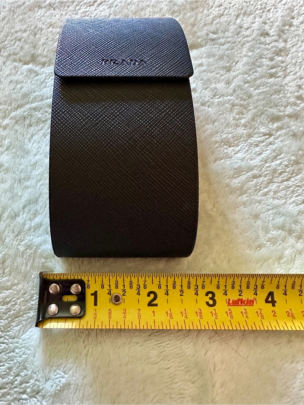 Prada Black Textured Eyewear Case - Picture 6 of 6